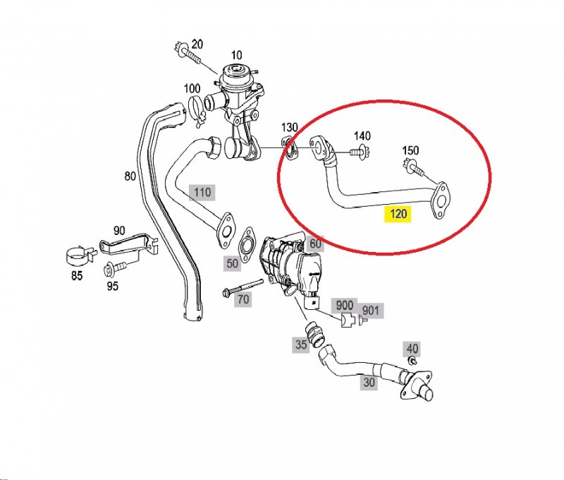 Трубка EGR, 340 рублей, Красноярск
