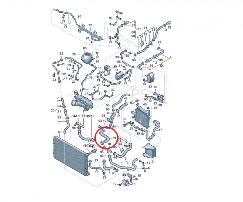 Патрубок радиатора верхний, 590 рублей, Красноярск