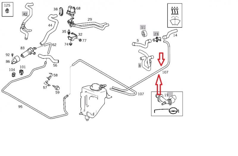 Патрубок обогрева бачка омывателя, 340 рублей, Красноярск