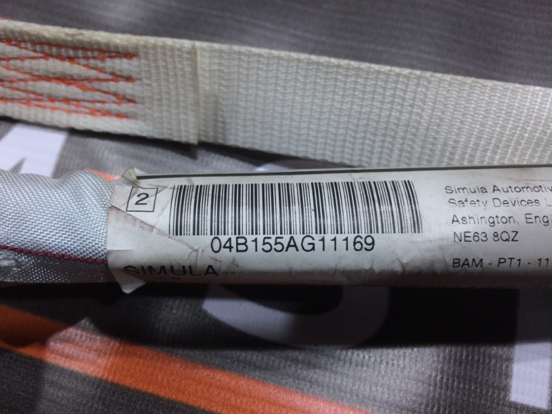 Подушка безопасности боковая (потолочная), 1820 рублей, Красноярск