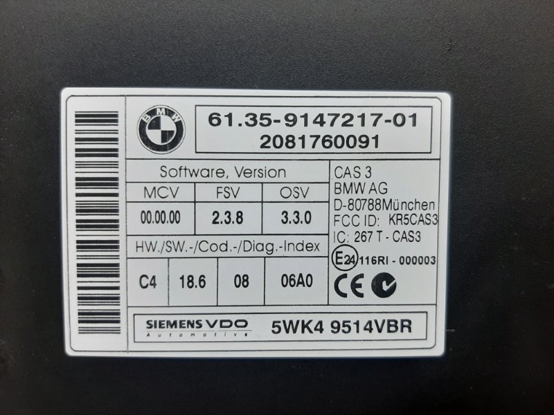 Блок управления CAS, 1600 рублей, Красноярск