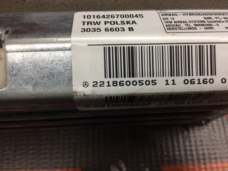 Подушка безопасности боковая (потолочная), 1220 рублей, Красноярск