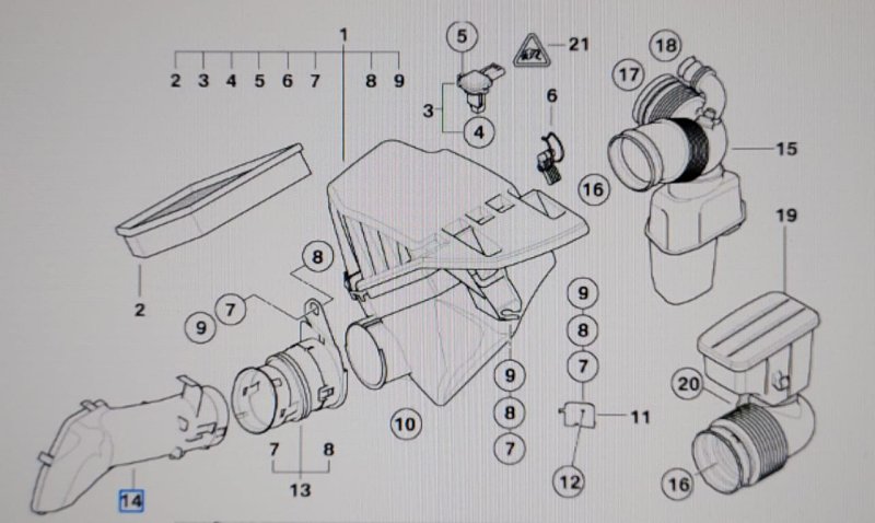 патрубок воздушного фильтра, 300 рублей, Красноярск