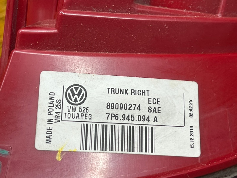 Фонарь крышки багажника, 2500 рублей, Красноярск