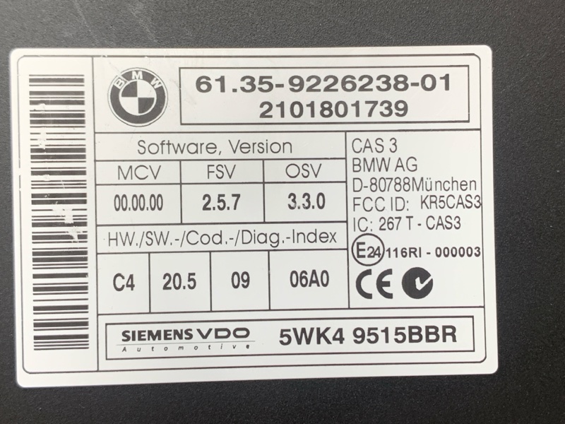 Блок управления CAS, 1200 рублей, Красноярск