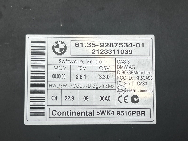 Блок управления CAS, 3000 рублей, Красноярск