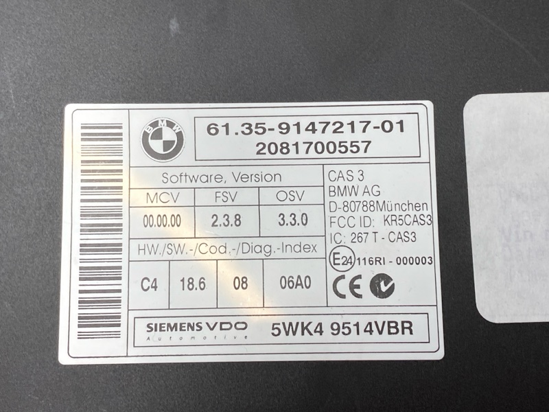 Блок управления CAS, 2500 рублей, Красноярск