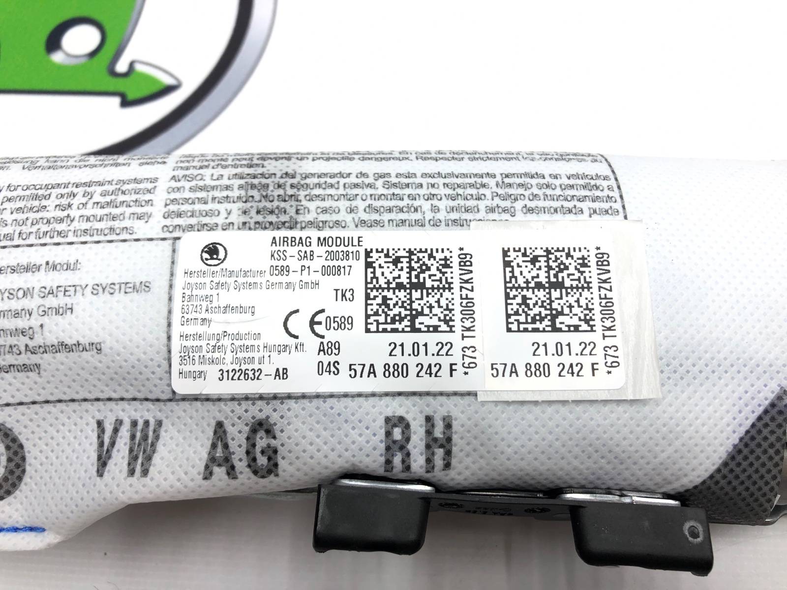 Подушка безопасности в сидение, 8000 рублей, Москва