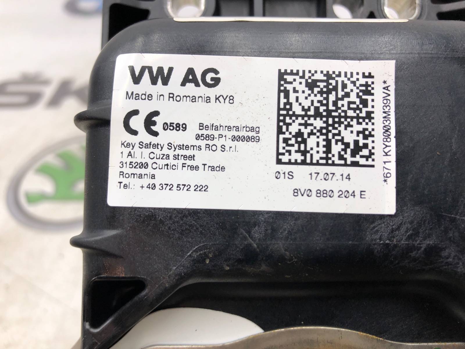 Подушка безопасности пассажира, 7000 рублей, Москва