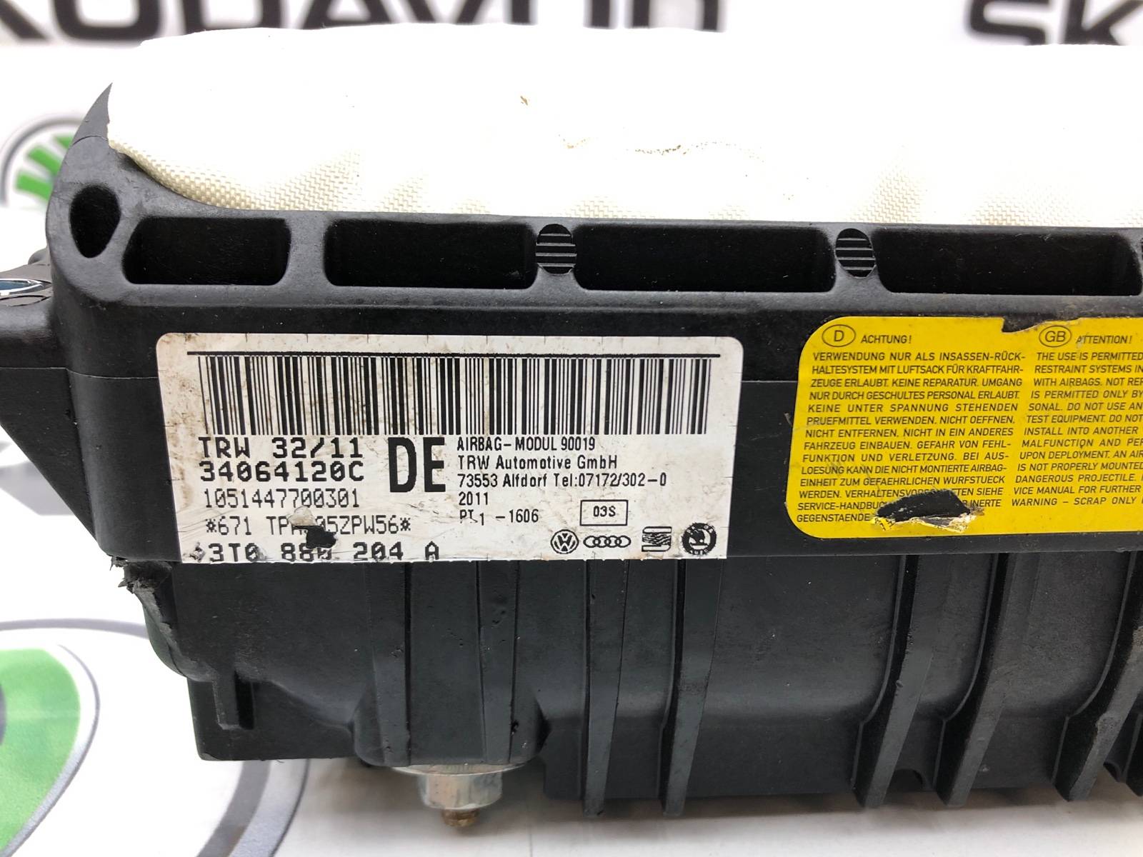 Подушка безопасности пассажира, 4000 рублей, Москва