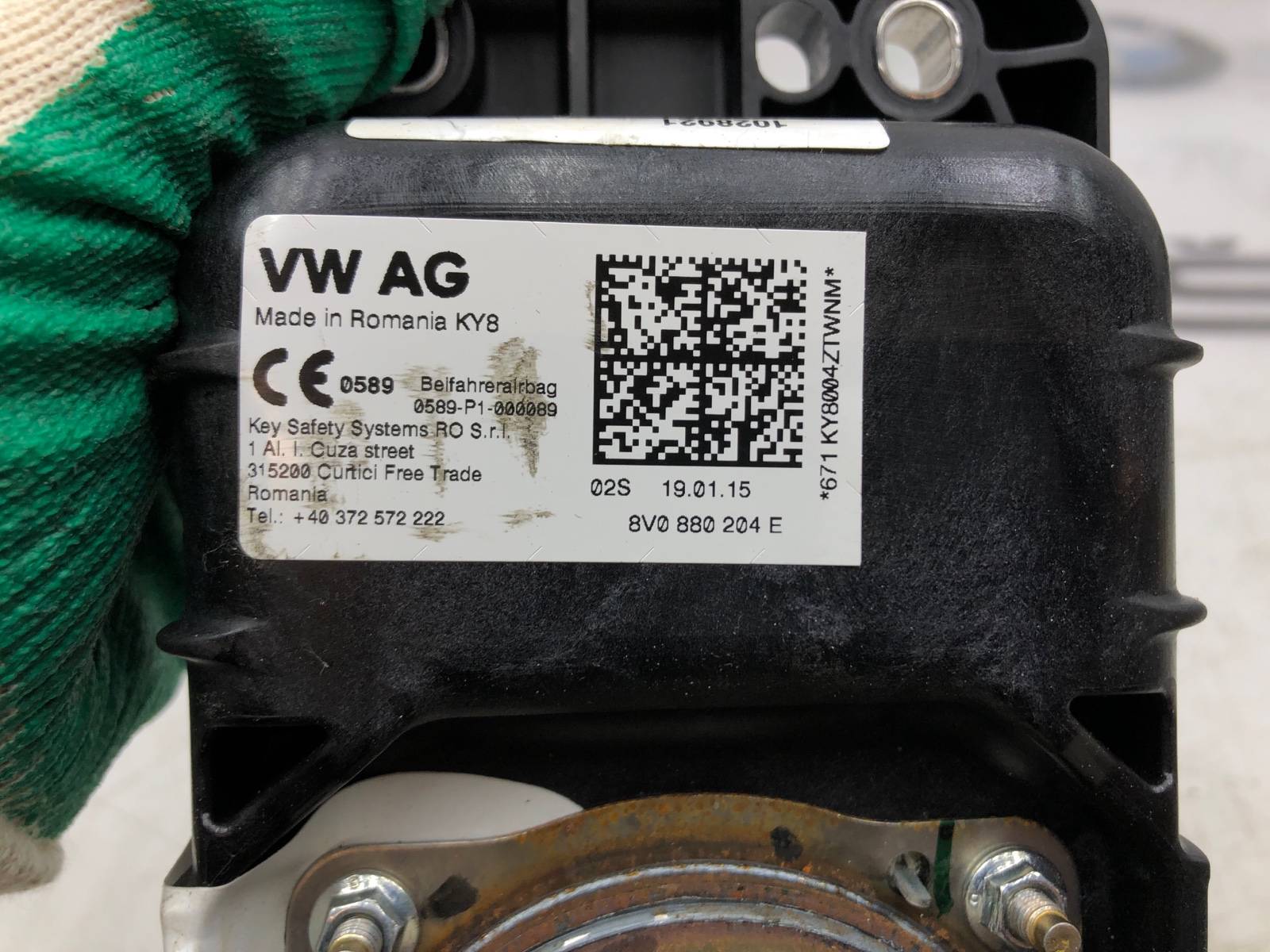 Подушка безопасности пассажира, 8000 рублей, Москва