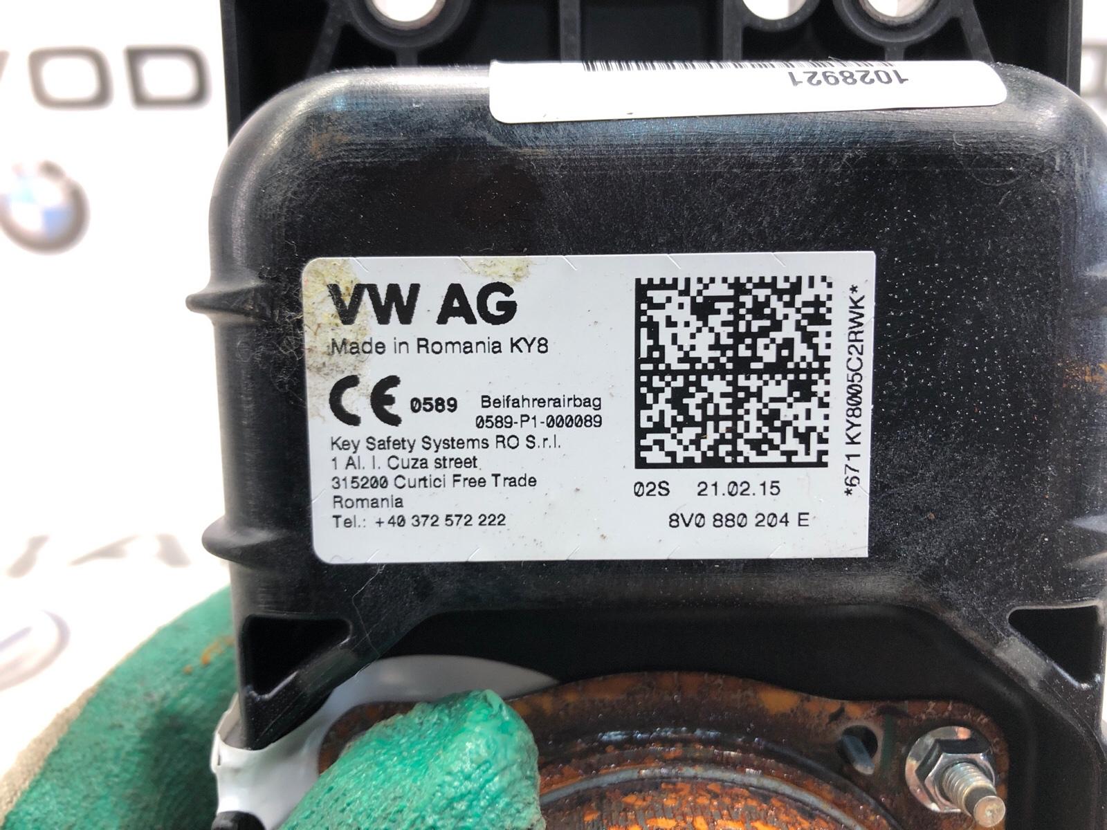 Подушка безопасности пассажира, 7000 рублей, Москва