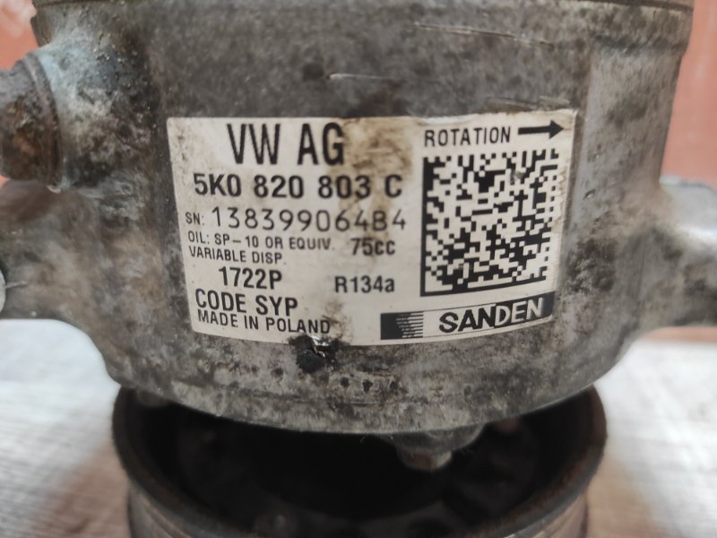 Компрессор кондиционера, 10650 рублей, Красноярск