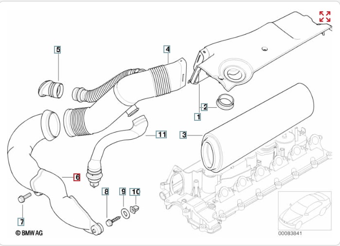 Патрубок воздушного фильтра, 1200 рублей, Калининград