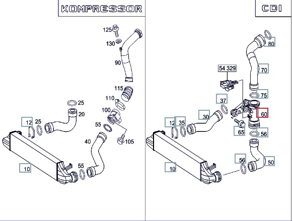 Патрубок интеркулера, 2200 рублей, Калининград