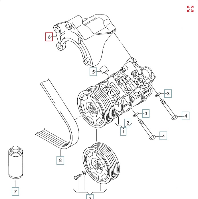 Кронштейн компрессора кондиционера, 700 рублей, Калининград