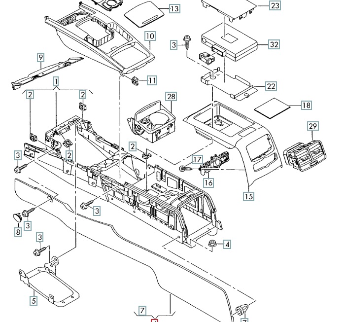 Накладка консоли, 1200 рублей, Калининград