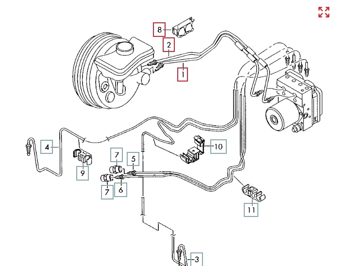 Трубка тормозная, 1600 рублей, Калининград
