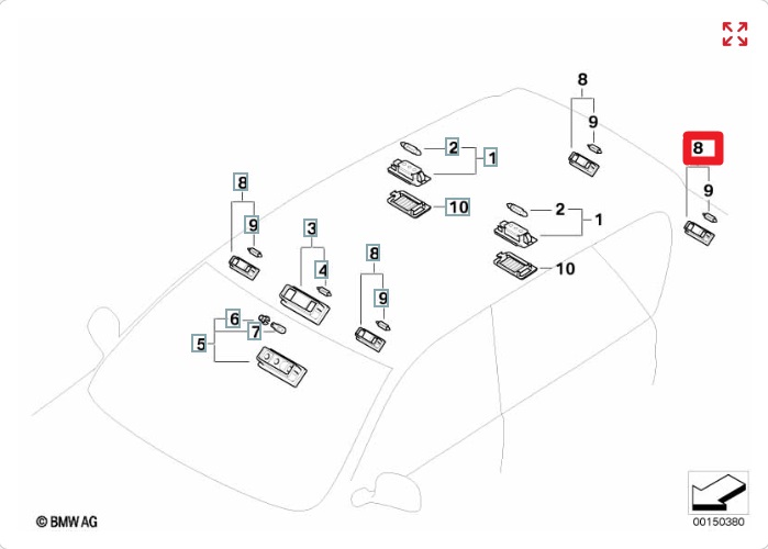 Плафон подсветки багажника, 900 рублей, Калининград