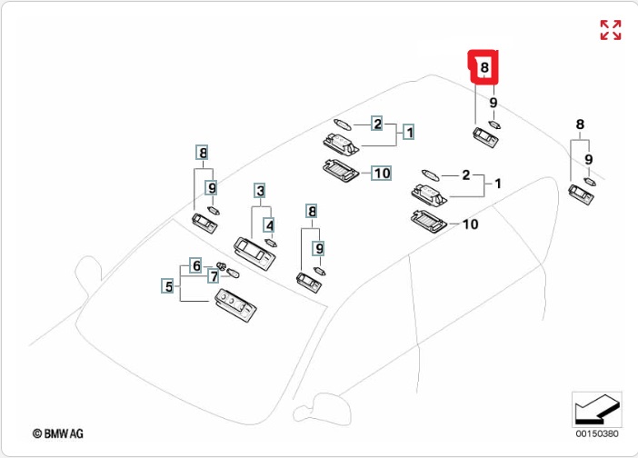 Плафон подсветки багажника, 900 рублей, Калининград