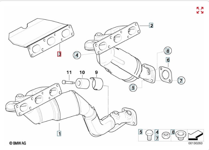 Прокладка выпускного коллектора, 1000 рублей, Калининград