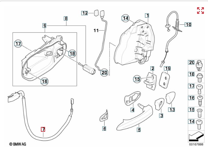 Трос замка двери, 1000 рублей, Калининград