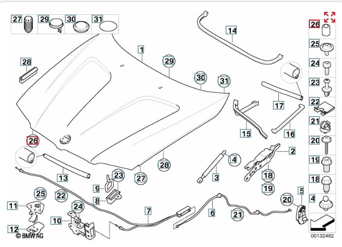 Отбойник капота, 900 рублей, Калининград