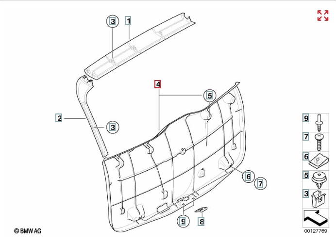 Обшивка двери багажника, 1600 рублей, Калининград