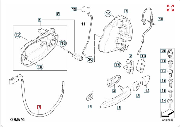 Трос замка двери, 1000 рублей, Калининград