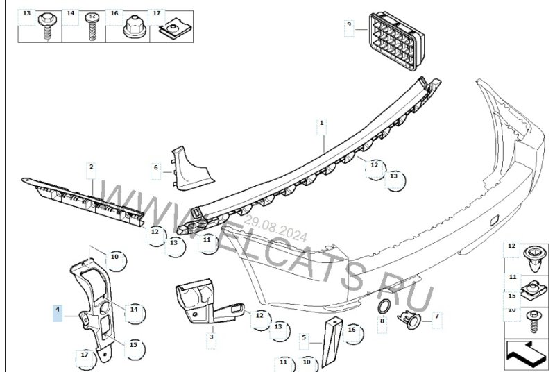 Кронштейн бампера, 1000 рублей, Калининград