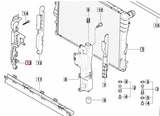 Крепеж радиатора, 1000 рублей, Калининград