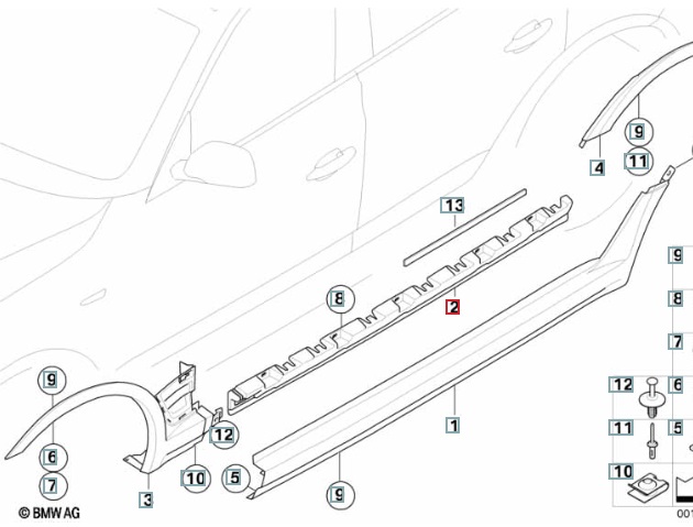 Накладки порогов, 1600 рублей, Калининград