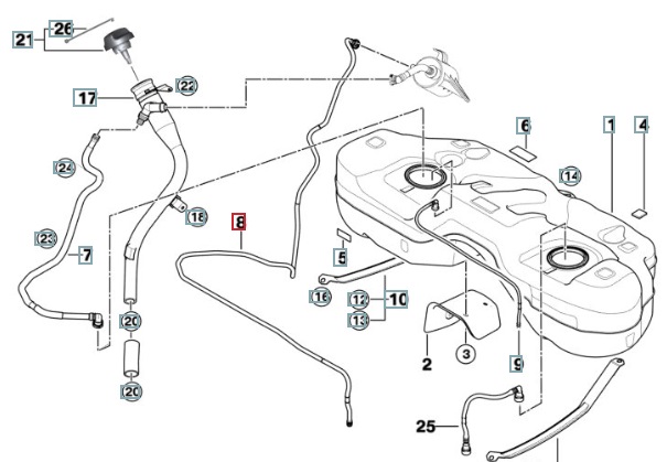 Трубка топливная, 1000 рублей, Калининград