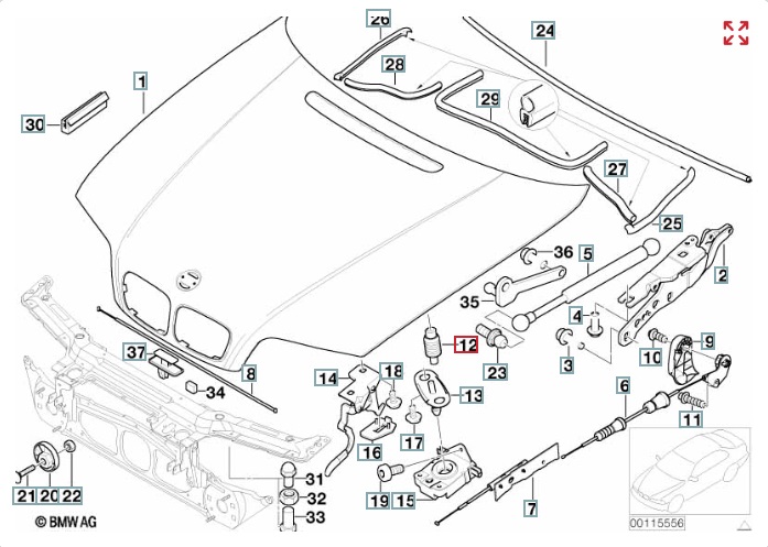Отбойник капота, 900 рублей, Калининград