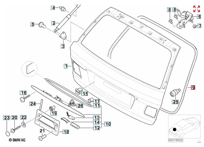 Уплотнительная резинка двери багажника, 2600 рублей, Калининград