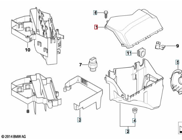 Крышка блока предохранителей, 800 рублей, Калининград