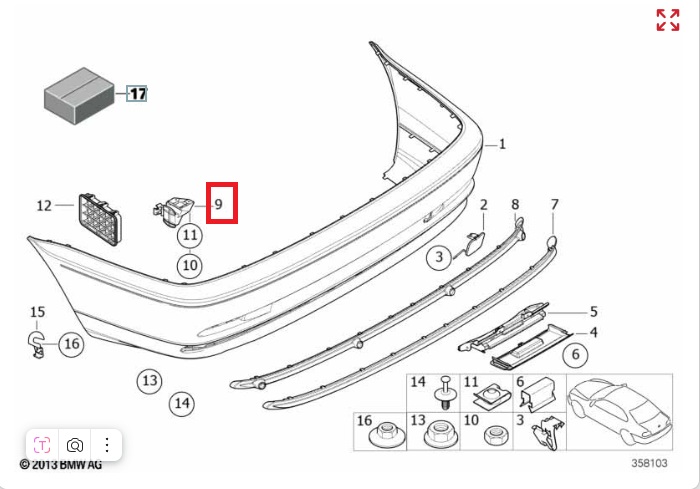 Кронштейн бампера, 2100 рублей, Калининград