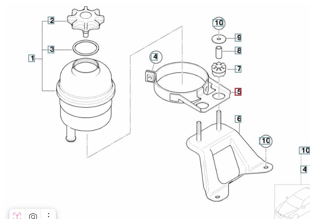 Кронштейн ГУР, 800 рублей, Калининград