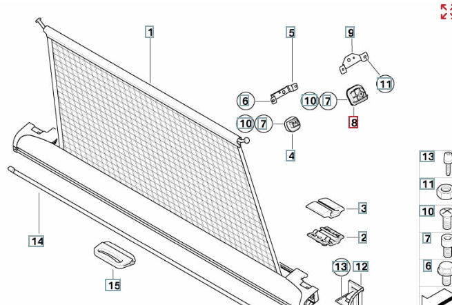 Кронштейн полки багажника, 1000 рублей, Калининград