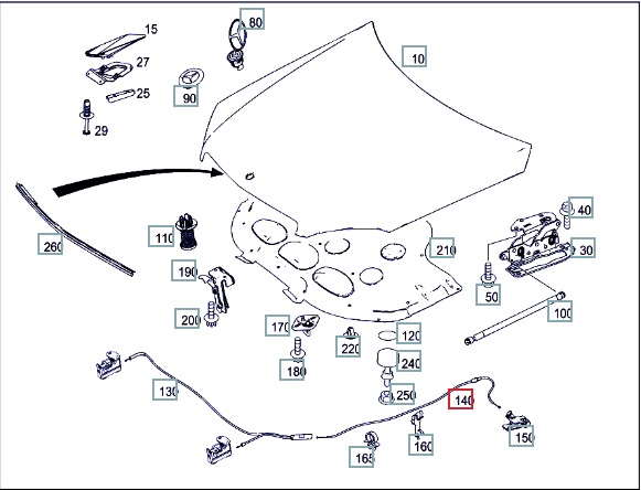 Трос капота, 1500 рублей, Калининград