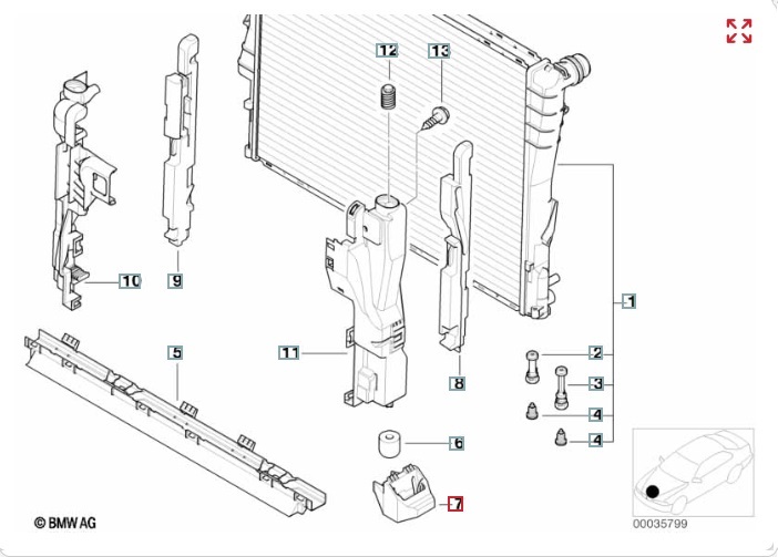 Крепеж радиатора, 1000 рублей, Калининград