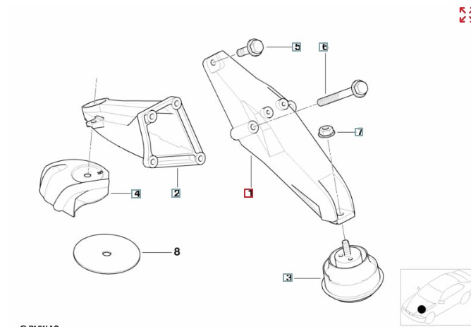Кронштейн двигателя, 1300 рублей, Калининград