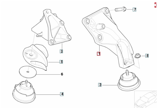 Кронштейн двигателя, 1400 рублей, Калининград