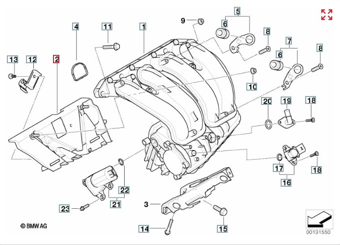 Кронштейн впускного коллектора, 1400 рублей, Калининград