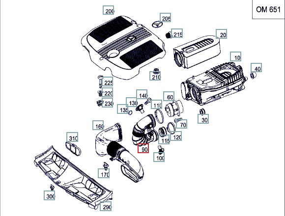 Патрубок воздушного фильтра, 2400 рублей, Калининград