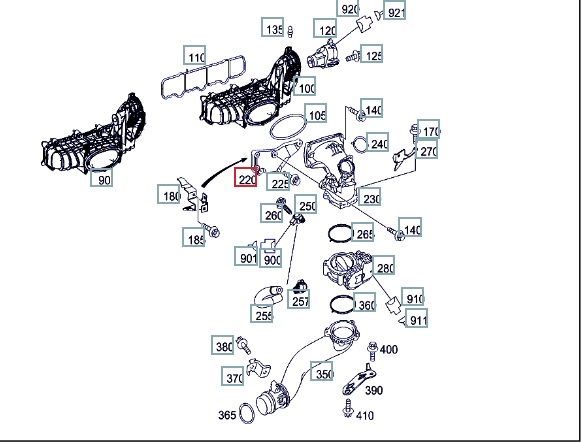 Кронштейн впускного коллектора, 1500 рублей, Калининград