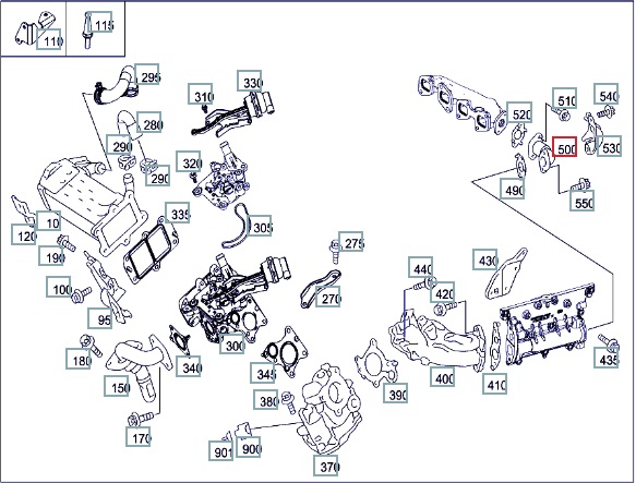 Трубка EGR, 1000 рублей, Калининград