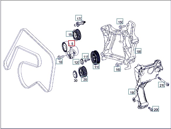 Натяжитель ремня, 1900 рублей, Калининград