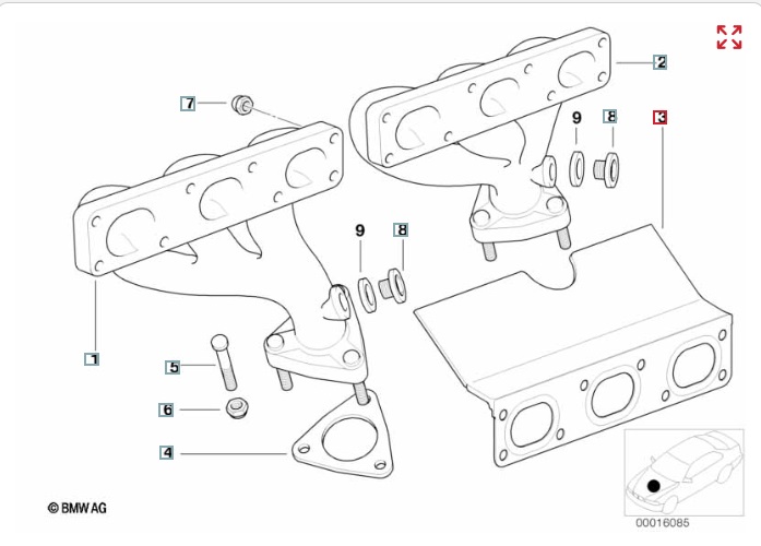 Прокладка выпускного коллектора, 1000 рублей, Калининград