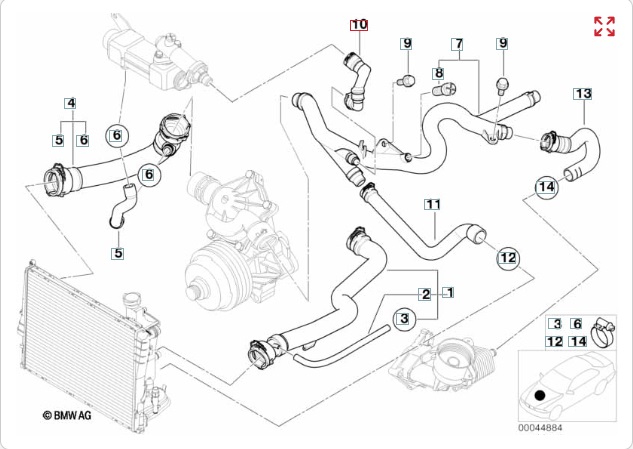 Патрубок системы охлаждения, 1500 рублей, Калининград